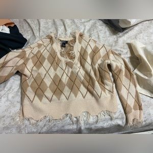 fall patterned sweater